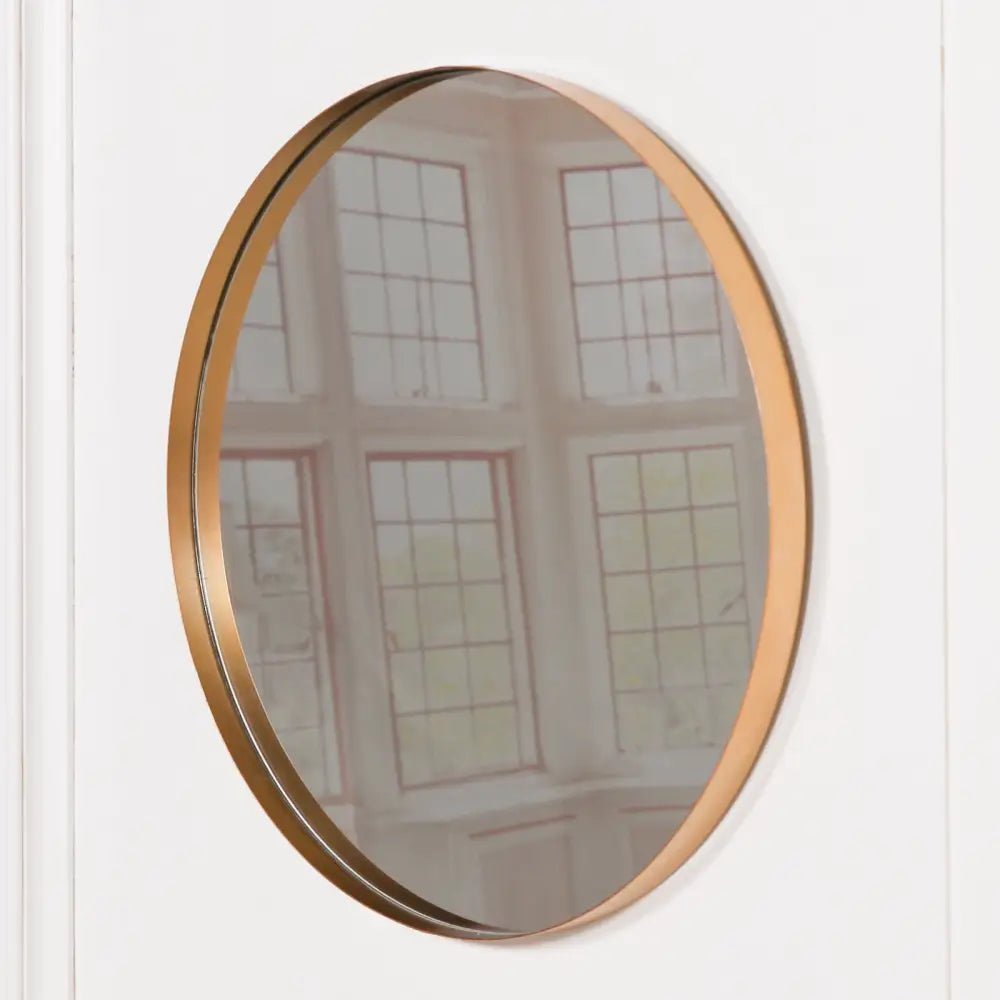 80 CM Gold Round Wall MirrorMirrorChic & Co Home LTD