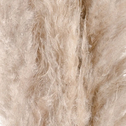 Fluffy cream pampas grass with soft, wispy texture for stylish floral arrangements