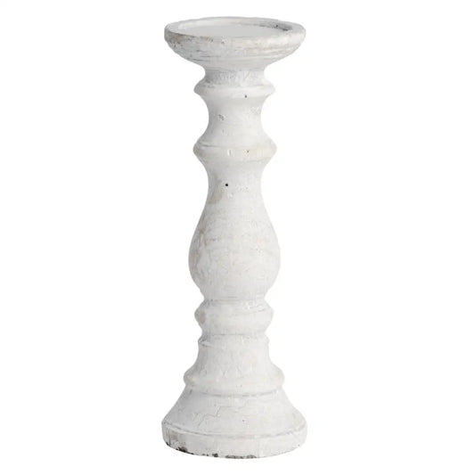 Stylish curved white ceramic candle holder perfect for elegant decor and cozy ambiance