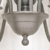 French Style Grey 12 Branch Chandelier with ShadesChandeliersChic & Co Home LTD