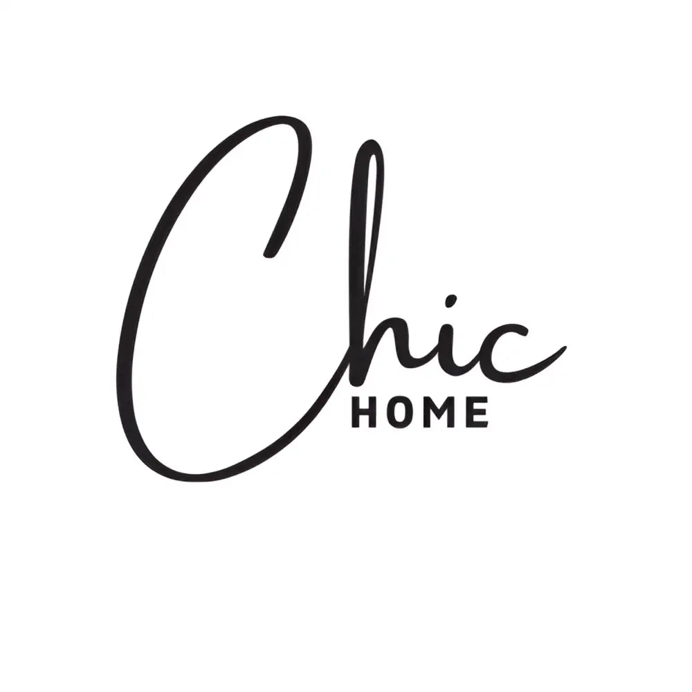 Chic Home logo in stylish black, perfect for Chic & Co’s gift cards for home decor lovers