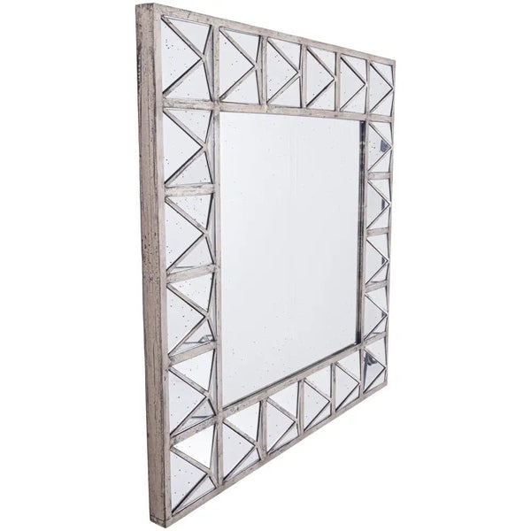 Luxurious Detailed Triangulated Wall MirrorMirrorsChic & Co Home LTD