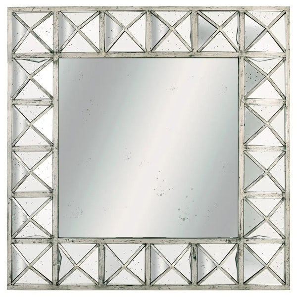 Luxurious Detailed Triangulated Wall MirrorMirrorsChic & Co Home LTD