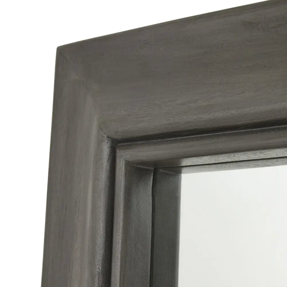 Gray Wooden Picture Frame from the Lucia Collection Large with beveled edge detail